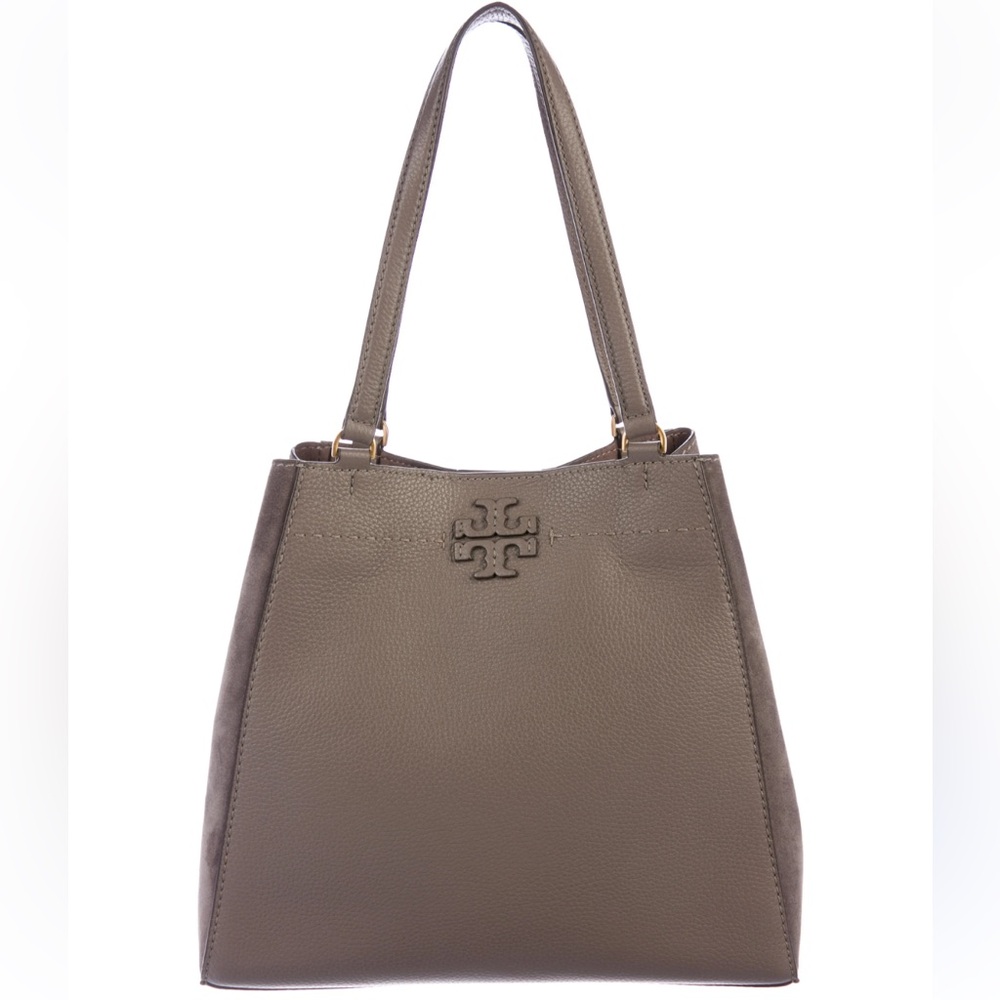 Tory Burch Carryall tote suede and leather